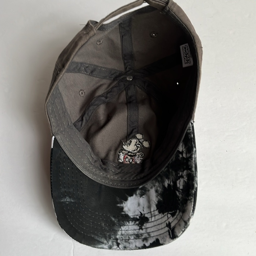 Mickey Mouse Embroidered Cap Disney Hat Tie Dye Brim - Picture 7 of 8